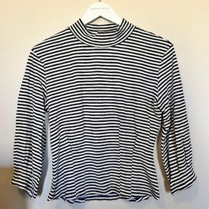 Madewell Mockneck Structured Top